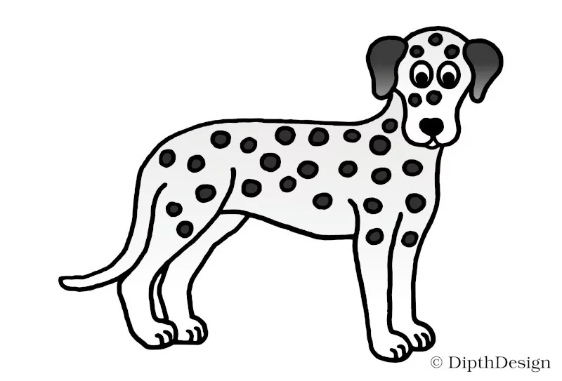 DipthDesign Design Hundehalsband Shop - Fellpflege für Hunde - Fell richtig pflegen - Kurzhaar Dalmatiner