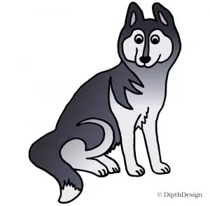 DipthDesign Design Hundehalsband Shop - Fellpflege für Hunde - Fell richtig pflegen - Doppelte Unterwolle Husky
