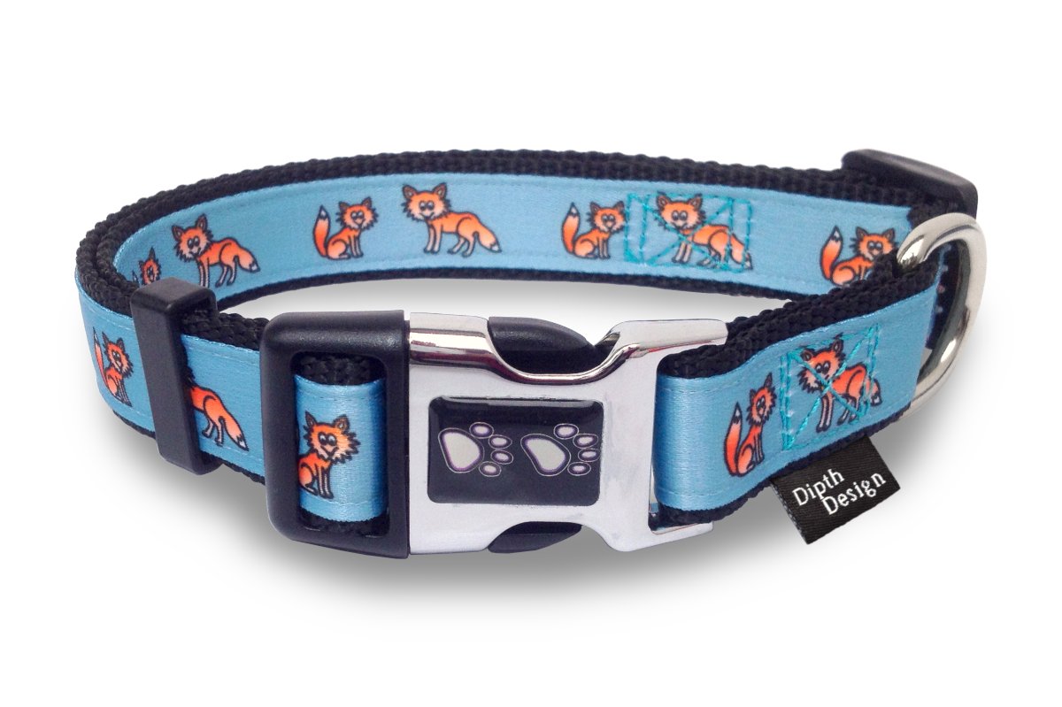 DipthDesign Hundehalsband Fuchs Design Hundehalsbänder