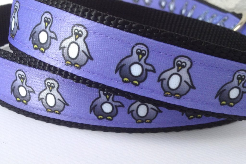 Halsband und Leine Pinguin