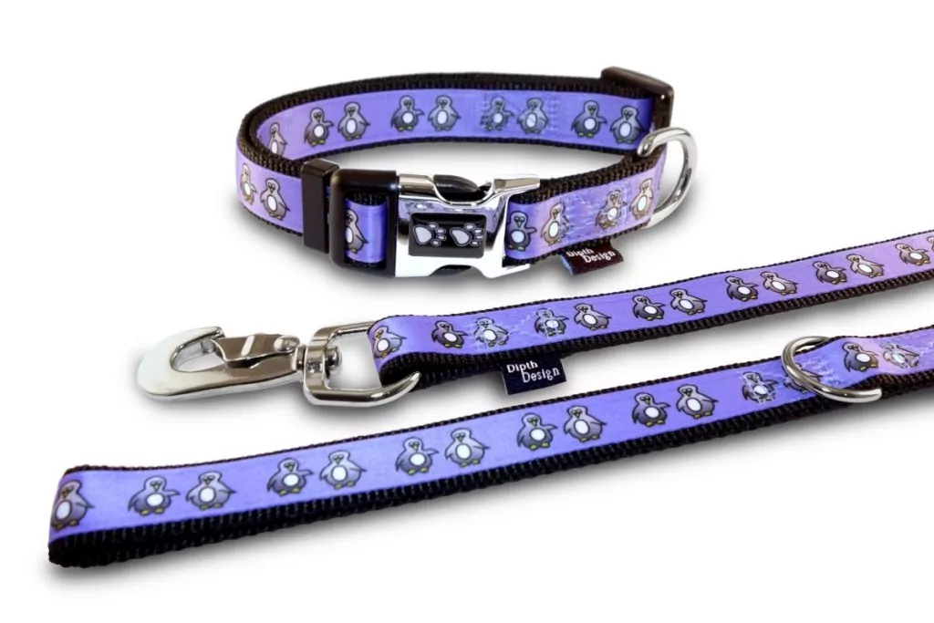 Halsband und Leine Pinguin