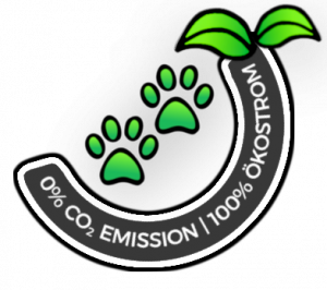 Hundehalsband Hundehalsbänder-Shop nachhaltig Ökostrom Logo